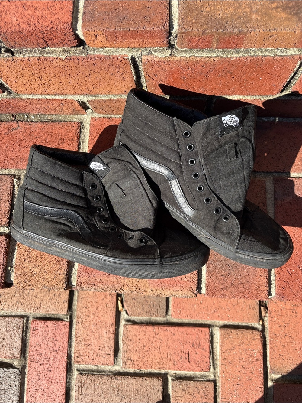 Vans Black High-Top Canvas Skate Sneakers